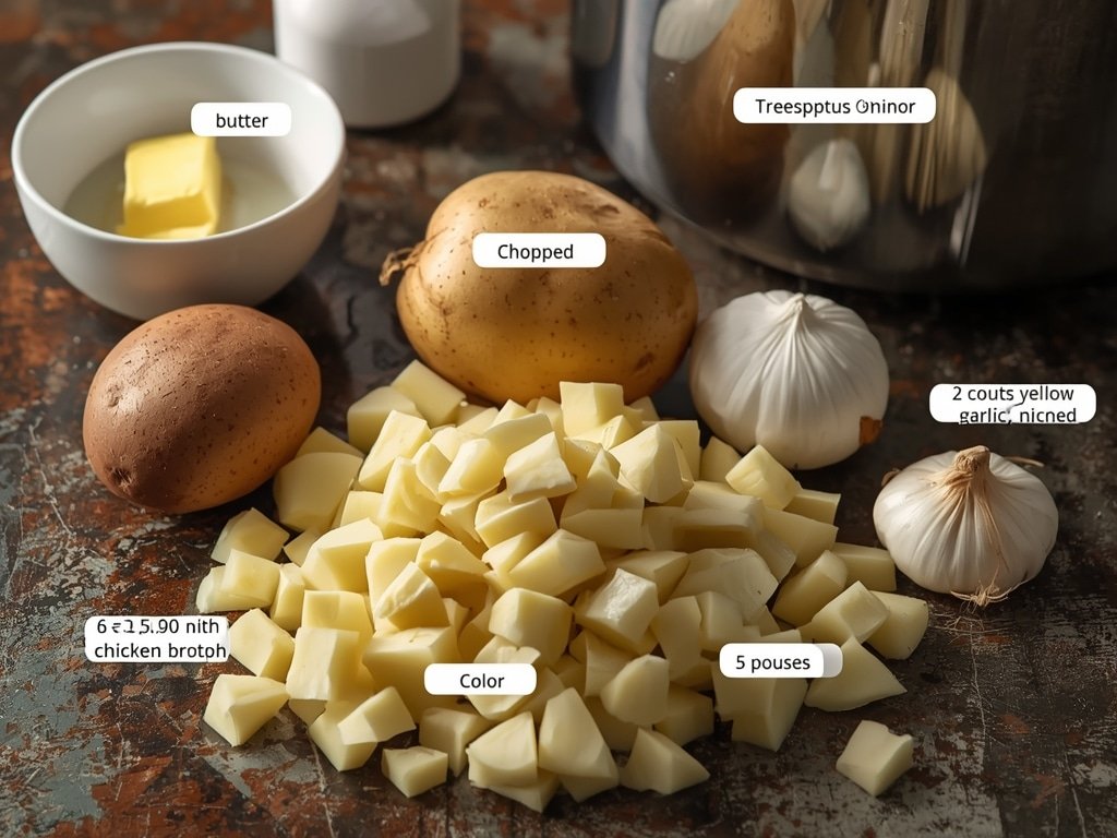 The Best Homemade Loaded Potato Soup: Ultra Creamy & Easy! 4 the best homemade loaded potato soup - Process or ingredients