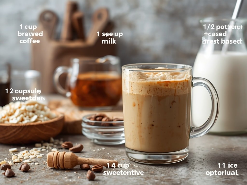 High Protein Coffee Recipe: Easy Energy Boost! 4 High Protein Coffee Recipe - Process or ingredients
