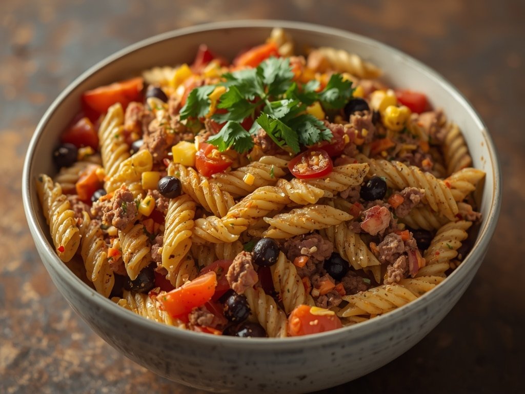 Taco Pasta Salad Recipe: The BEST Cold Pasta Salad EVER! 4 Taco Pasta Salad Recipe – A Cold Pasta Salad - Process or ingredients